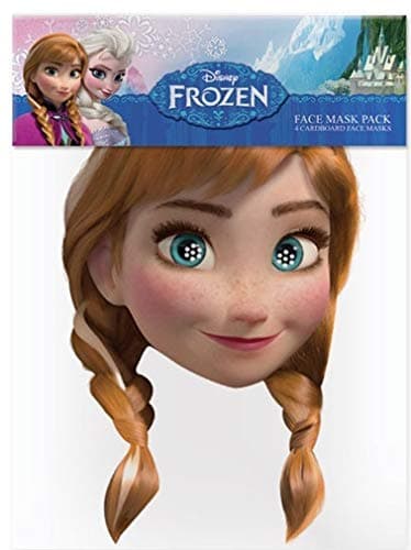 Official Disney Anna from Frozen Card Face Mask