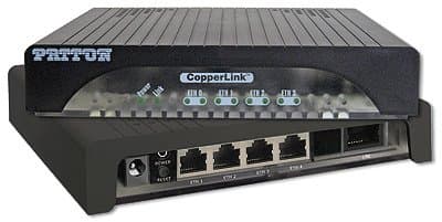 CL1314R/L/EUI - Ruggedized 5.7 Mbps CopperLink Ethernet Extender (Local); 4 x10/100; -40 to 85C;
