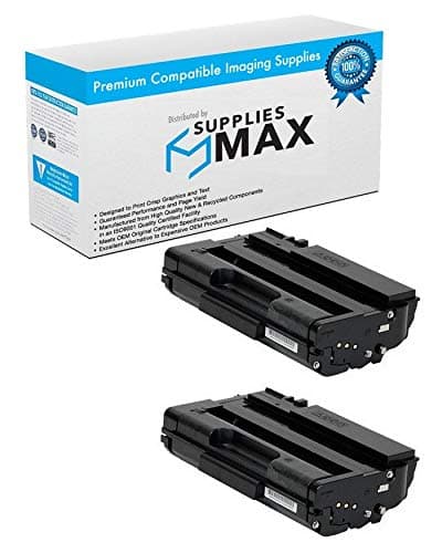 SuppliesMAX Compatible Replacement for Ricoh SP-310/SP-311/SP-325 Series Black Toner Cartridge (Type SP311HA) (2/PK-3500 Page Yield) (407246_2PK)