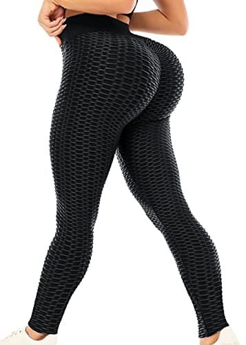 ViCherub Scrunch Butt Lifting Workout Leggings for Women High Waisted Yoga Pants Tummy Control Gym Booty Textured Tights