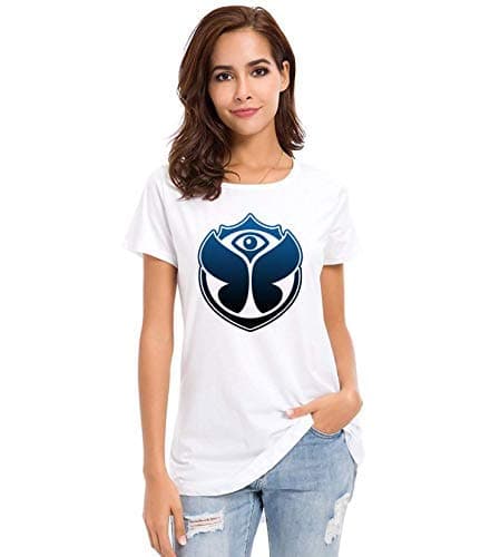 VLAM Regular Fit Tomorrowland Graphic Printed Women Tshirt