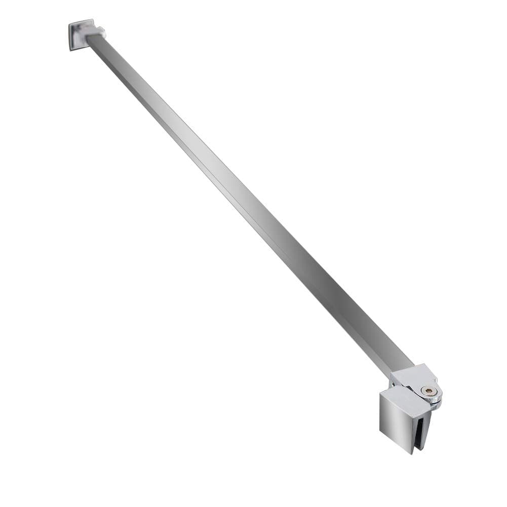 SUNNY SHOWER Frameless Shower Glass Door Support Bar 900 mm Length Wall-to-Glass Support for 5-10 mm Shower Screen Panel, Stainless Steel Angle-Adjustable Glass Shower Wall Support