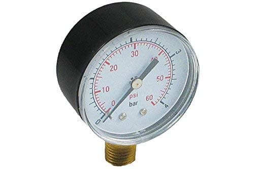 CMP Pressure Gauge 0-60 PSI for Pentair and Hayward Pool Filters Bottom Mount