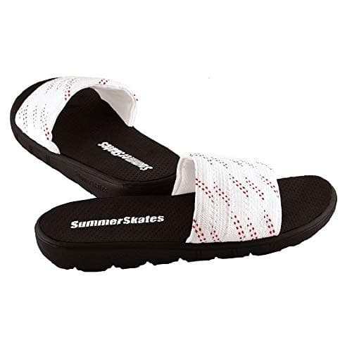 SummerSkate Hockey Sandals White/Red Large