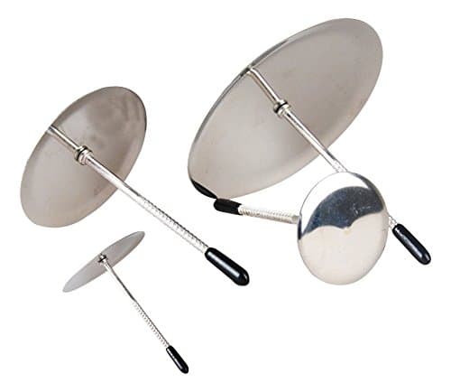 4 Piece Flower Nail Decorating Nails, Stainless Steel Cake Cupcake Decor Tools for Icing Flowers Making