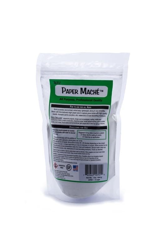 AVES Paper Mache - Industrial-Strength Paper Mache Paste & Paper Clay, Paper Mache for Customization, Restorations, Bond, Seal, & Shape with Ease Paper Mache (1 lb.)