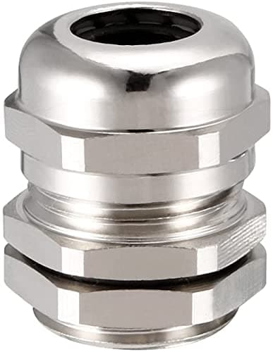 WMidNem M18 Cable Gland Metal Waterproof Connector Wire Glands Joints for 5mm-10mm Dia Range(Joints étanches de glandes de fil de connecteur en métal de glande de câble M18 pour la gamme de diamètre