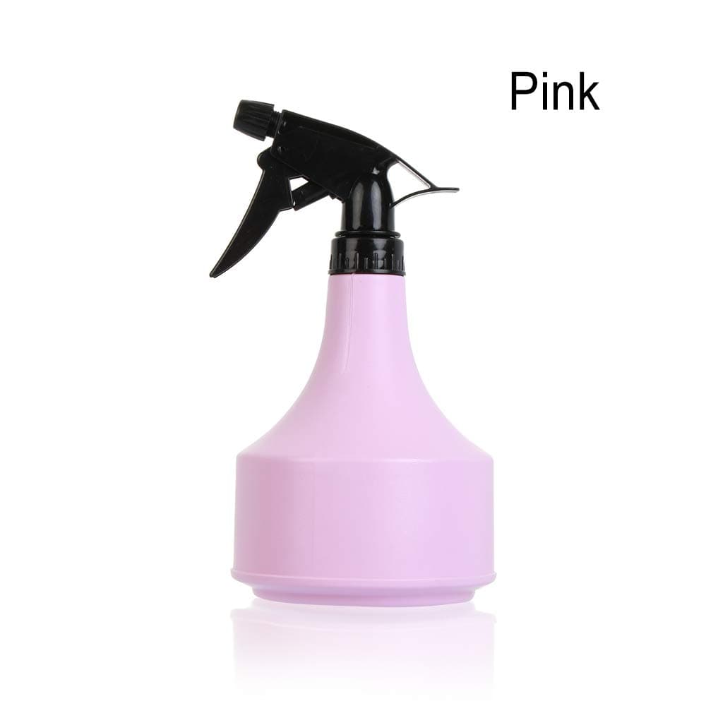 FillMoon 600ML Plastic Water Sprayer Hairdressing Tools Makeup Moisture Fine Mist Home Living Garden Watering Plants Spray Bottle(pink)