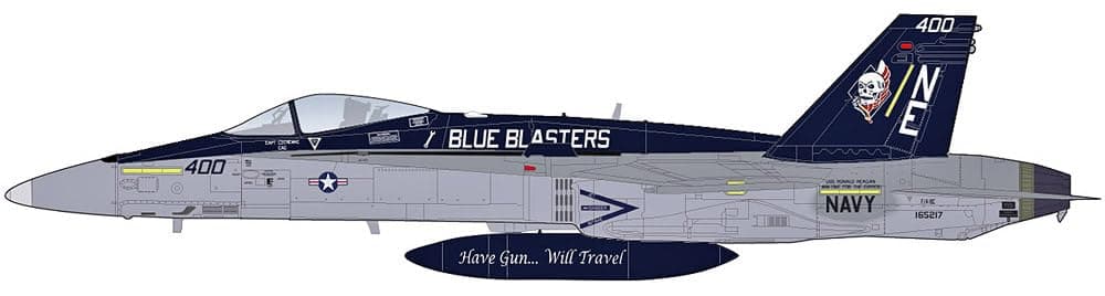 Hobby Master 1/72 F/A-18C Hornet US Navy VFA-34 Blue Blasters Finished Product
