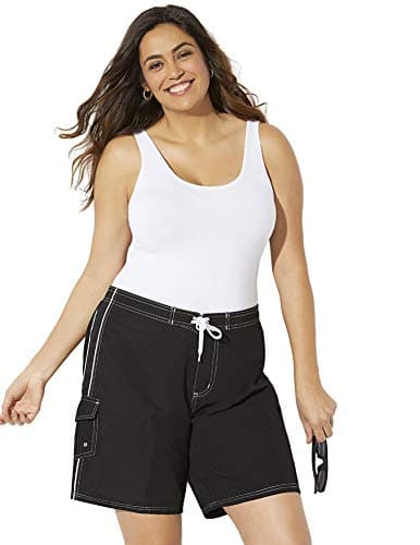 Swimsuits for All Women's Plus Size Board Short