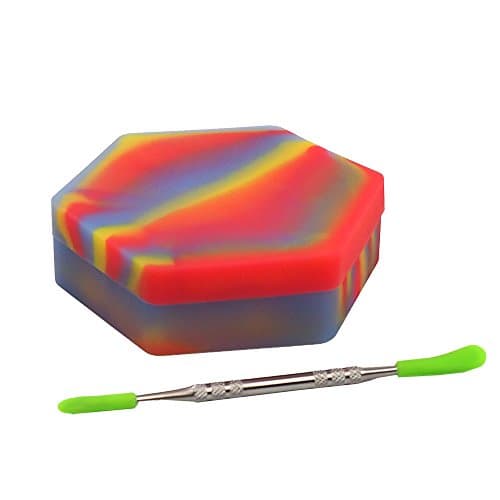 YHSWE Large Hexagon 110ml Silicone Non-stick Storage Container 1 Piece Rasta