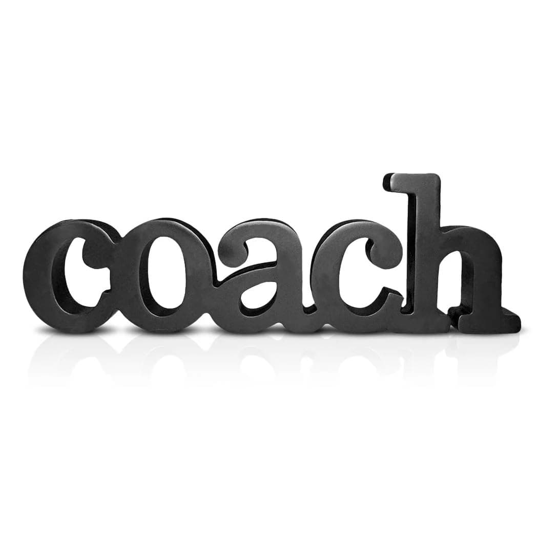 ChalkTalkSPORTS Coach Gift - Autograph Ready Coach Wood Word Sign - Handcrafted Ready to Sign Team Gift