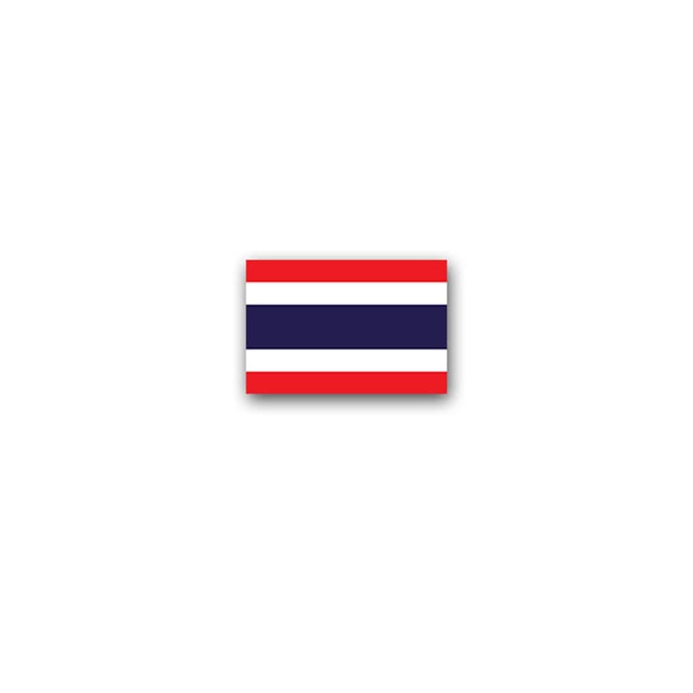 Sticker Thailand Flag Kingdom Ratcha-Anachak Thai 11 x 7 cm A3032