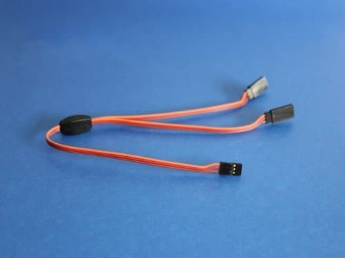 5 PCs 30CM 12 inch RC Y Servo Extension Leads Splitter JR / Hitec Q2001