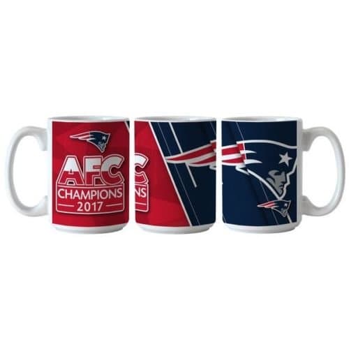 New England Patriots 2017 AFC Champions 15oz. Sublimate Coffee Mug
