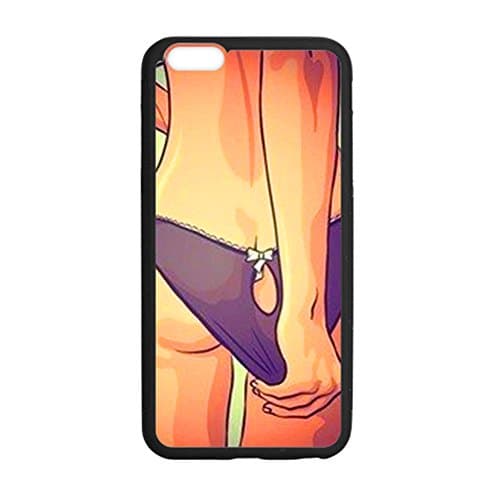 Xinbai Hot Selling Brand New Lovely Cartoon Sexy Girls Cute Sexy Women Black Plastic and TPU Cell Phone Cases Cover for iPhone 6 case (4.7 inch)