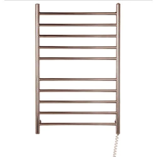 Pearl 10 Bar Wall Mount Electric Towel Warmer Finish: Bright Stainless