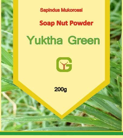 Yuktha Naturals Soap Nut Powder | Aritha | Sapindus Mukorossi Powder - 200g/7 oz