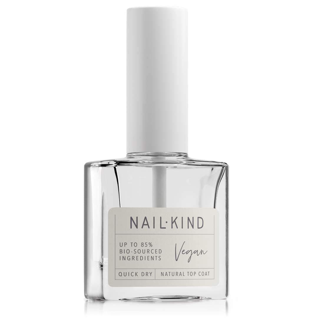 Clear Nail Polish - Mist You Clear Top Coat - High-Gloss Extra-Wear Nail Varnish - Vegan Nail Lacquer Peta Certified Cruelty Free - Quick Drying Long Lasting Chip Resistant Manicure - 8ml