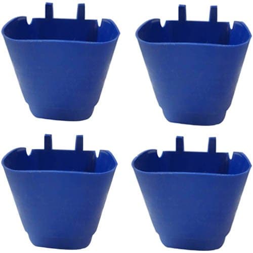 Vertical Wall Garden Planter for Indoor/Outdoor Easy to Hang & Fill. The Best Urban Garden for Your Plants to Grow (Pack of 4, Plastic Container Set)