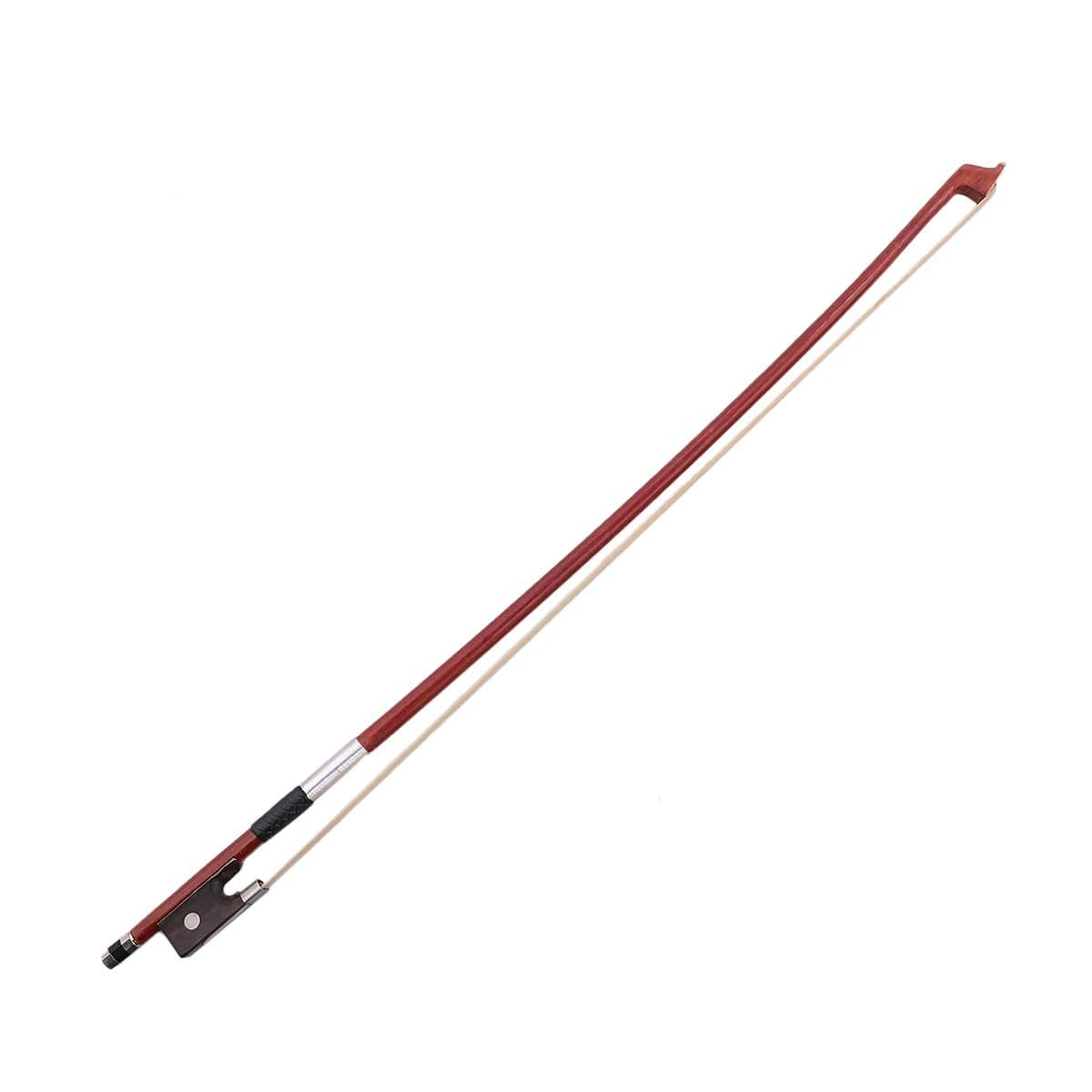 Student Violin Bow Arbor Horsehair Violin Bow 1/4 Size (Brown)