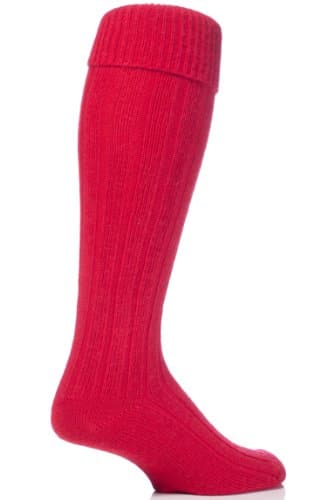 Glenmuir Men's 1 Pair Birkdale Golf Wool Knee High Socks with Turn Over Cuff