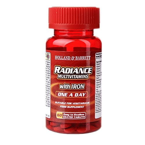 Holland & Barrett Radiance Multi Vitamins & Iron One a Day - 60 Tablets