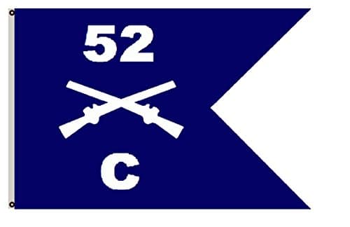 Large Flag Guidon banner Infantry Branch (United States) flag 20x27inch