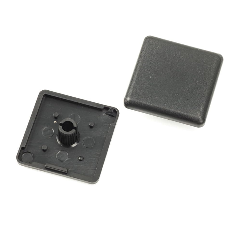 Boukenic Aluminum profile black plastic end cover, aluminum profile linear guide rail accessory, suitable for 2020 3030 4040 series European standard aluminum profiles (10 PCS, 3030)