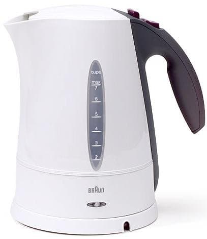 Braun WK200W Aqua Express Electric Water Kettle, White