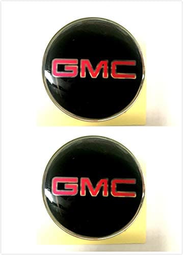 Lavnox OG60 2X Steering Wheel Emblem Logo Badge Decal For SILVERADO 1500 GMC Sierra Acadia (For GMC)