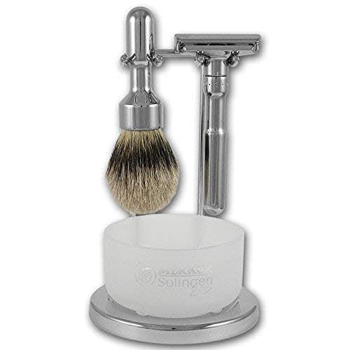 Merkur Futur Shaving Set - Shiny Chrome - No Blades Included