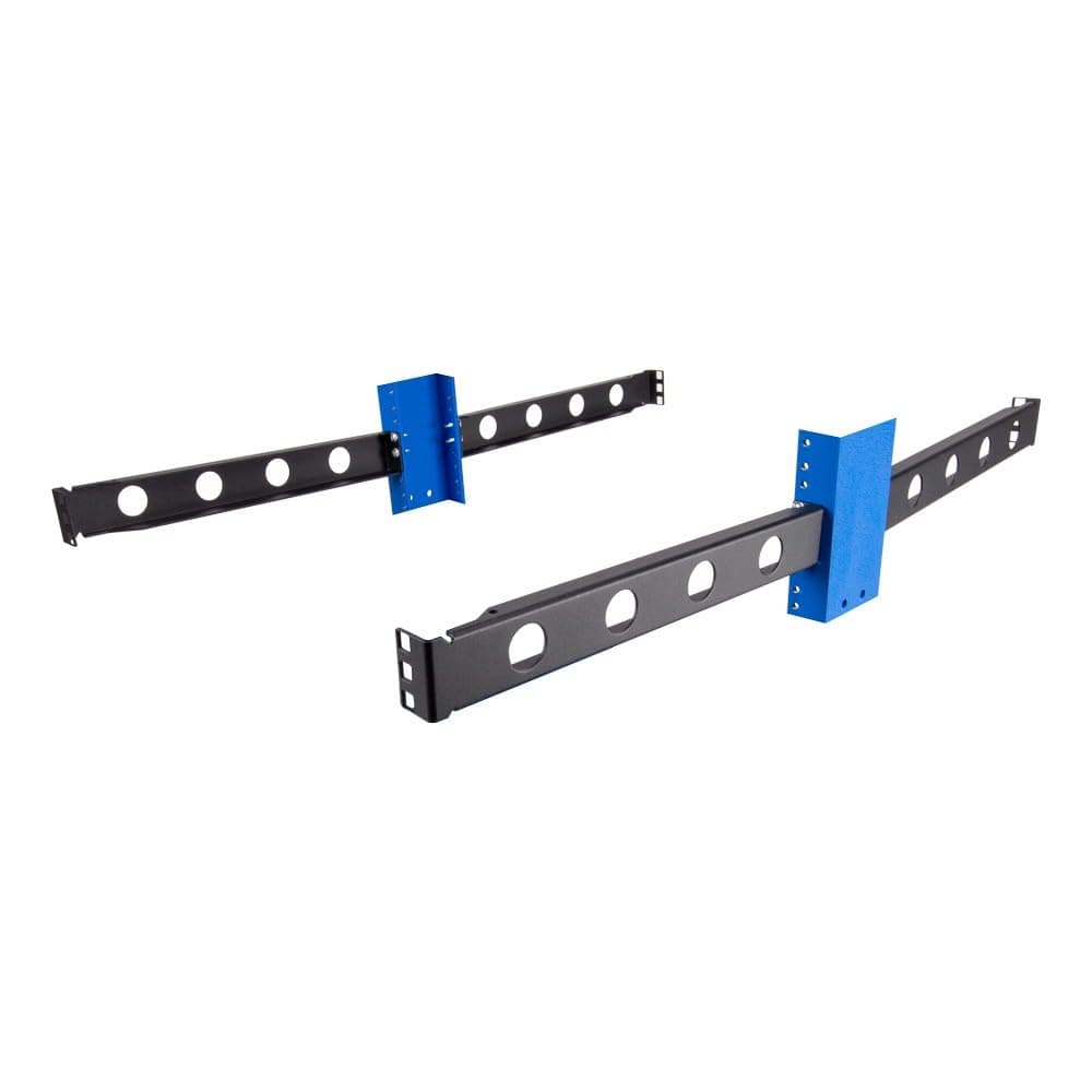 1U Conversion Bracket 4-Pack (3in Uprights) - Transform 2Post Racks into 4Post Racks