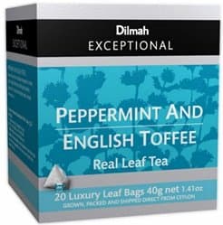 Dilmah Peppermint & English Toffee (20 Tea Bags)