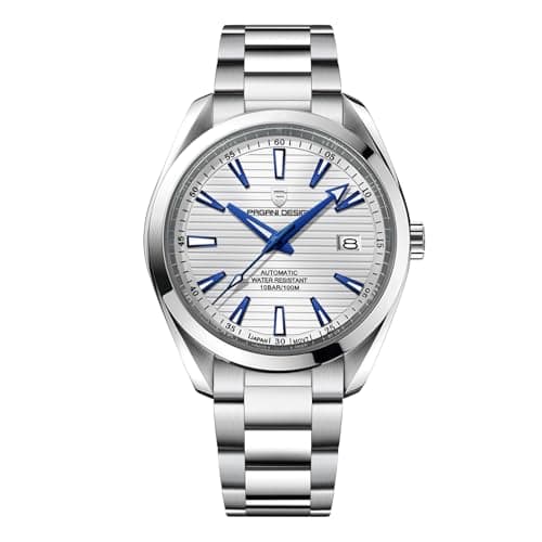 Pagani Design Men Automatic Watch Japan NH35 Movement Sapphire Glass Stainless Steel Bracelet 100 Meter Waterproof Sports Watch