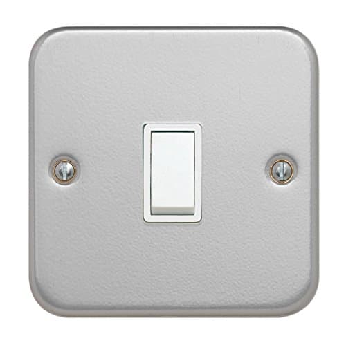 Contactum CLA3712 10AX Switch, 1 Gang, 2 Way, White