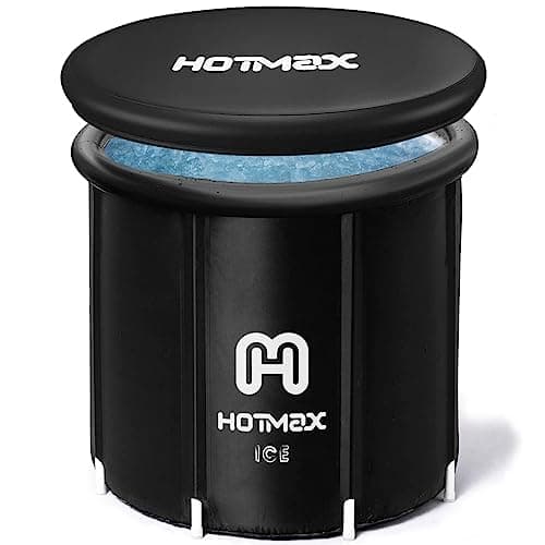 Large Ice Bath Tub for Recovery, Portable Cold Plunge Tub, Ice Baths for Adults, Folding Ice bathtub for Athletes Cold Water Therapy