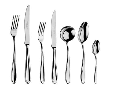 Place Setting, Stainless Steel, 7-Piece, Silver