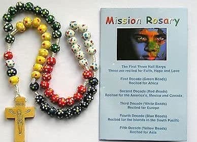 Rosary beads Just Divine GiftsMissionary Wood Corded Rosary Beads Children's