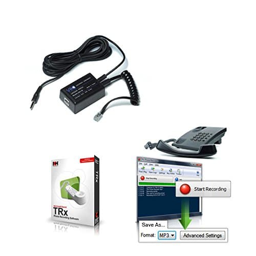 TRx Professional Handset Call Recording Bundle