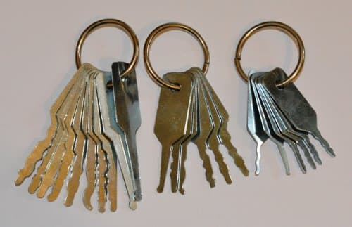 Lock Jiggler Keys - 3 Piece Set.