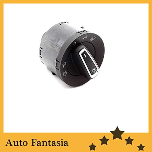 Fincos Chrome Euro Head Light Switch - for Volkswagen Golf mk7