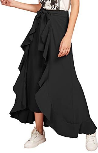 DREAM DESIWomen's Loose Fit Viscose Palazzo (D&D_PL01-2XL_Black_2XL)