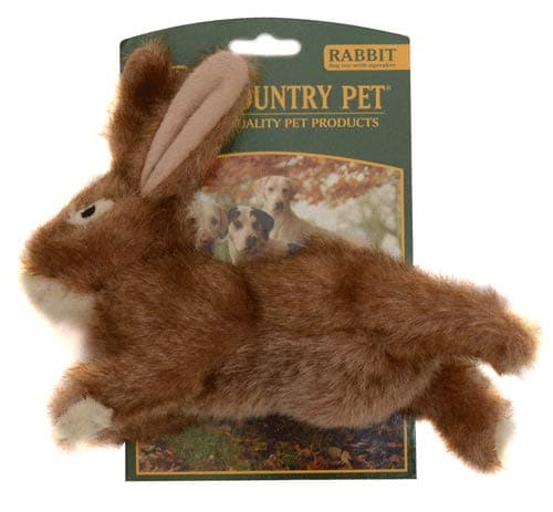 Country Pet Plush Toy With Squeeker Large Rabbit