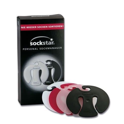 Sock Clips - Black & White Edition Family Pack (20 Clips)