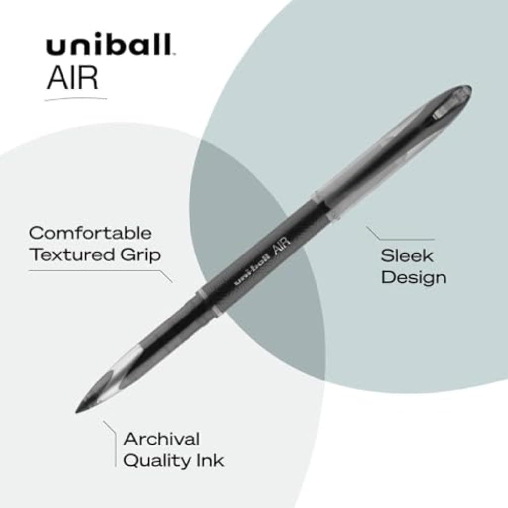 Uniball Air Rollerball Pen 12-Pack Black (1927631)