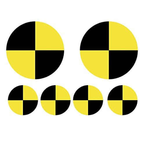 Crash Test Dummy Stickers 6 Pack - #FE050 - Safety Warning Danger Car Truck Vinyl Decal