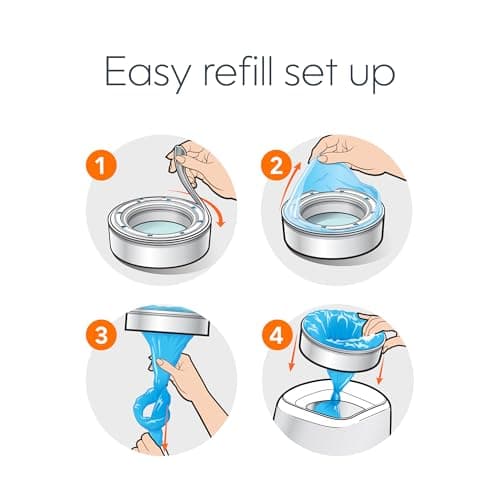 Diaper Genie Playtex Maxフレッシュ詰め替えバッグ、おむつバケツに最適、3パック 810枚