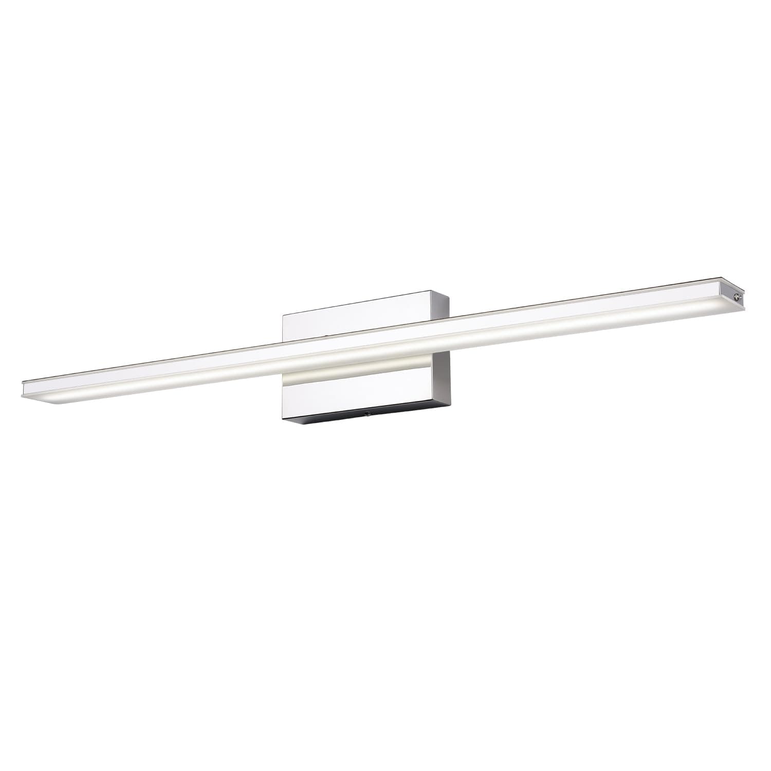 Modern Vanity Light Bar 16W Over Mirror Bathroom Interior LED Bathroom Vanity Chrome Bathroom Lighting Acrylic Wall Fixtures for Bathroom Bedroom Living Room