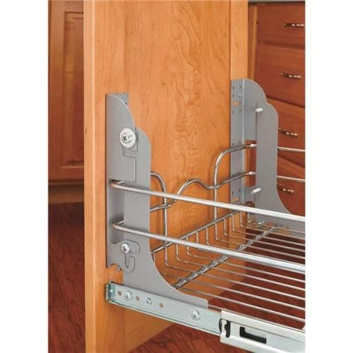 REV A SHELF RV-DM17KIT-5 Heavy Duty Door Mounting Kit Silver